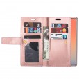 For Samsung Galaxy Note10 & Note10 5G Case, 9 Cards Holder Folio Flip Leather Zipper Purse Magnetic Wallet with Strap, Money Pocket Kickstand Full Protective Cover