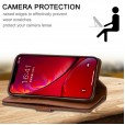 Samsung Galaxy S8 Plus , 9 Cards Holder Folio Flip Leather Zipper Purse Magnetic Wallet with Strap, Money Pocket Kickstand Full Protective Cover