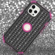 iPhone11 Pro 5.8 Inches 2019 Case,3 in 1 [Studded Rhinestone][Full-Body Protective] [Shockproof] Hard PC+ Soft Silicon Rubber Armor Defender Protective Cover