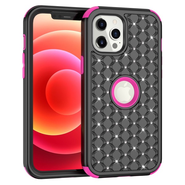 iPhone 11 Pro Max (6.5 inches)2019 Case,3 in 1 [Studded Rhinestone][Full-Body Protective] [Shockproof] Hard PC+ Soft Silicon Rubber Armor Defender Protective Cover