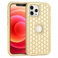 iPhone 12 Mini  (5.4 inches) 2020 Release Case,3 in 1 [Studded Rhinestone][Full-Body Protective] [Shockproof] Hard PC+ Soft Silicon Rubber Armor Defender Protective Cover