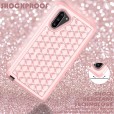 Samsung Galaxy Note10 & Note10 5G Case,3 in 1 [Studded Rhinestone][Full-Body Protective] [Shockproof] Hard PC+ Soft Silicon Rubber Armor Defender Protective Cover