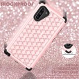 Samsung Galaxy Note10 & Note10 5G Case,3 in 1 [Studded Rhinestone][Full-Body Protective] [Shockproof] Hard PC+ Soft Silicon Rubber Armor Defender Protective Cover