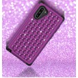 Samsung Note10 Plus/Note10 Plus 5G Case,3 in 1 [Studded Rhinestone][Full-Body Protective] [Shockproof] Hard PC+ Soft Silicon Rubber Armor Defender Protective Cover