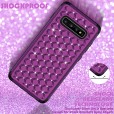 Samsung Galaxy Note8 Case,3 in 1 [Studded Rhinestone][Full-Body Protective] [Shockproof] Hard PC+ Soft Silicon Rubber Armor Defender Protective Cover