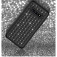 Samsung Galaxy S10 Plus Case,3 in 1 [Studded Rhinestone][Full-Body Protective] [Shockproof] Hard PC+ Soft Silicon Rubber Armor Defender Protective Cover