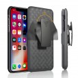 iPhone X & iPhone XS 5.8 inches Case,Belt Clip Holster Heavy Duty Shockproof Rugged Hybrid PC Built in Kickstand Hard Cover