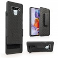 LG Stylo 6 Case,Belt Clip Holster Heavy Duty Shockproof Rugged Hybrid PC Built in Kickstand Hard Cover