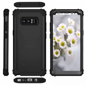 Samsung Galaxy Note 8 Case,Layers Heavy Duty Shockproof Rugged Anti-Scratch Wireless Charging Support Anti-slip Bumper Silicone TPU Cover, For Samsung Note 8