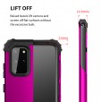 Samsung Galaxy S20 Plus Case,Layers Heavy Duty Shockproof Rugged Anti-Scratch Wireless Charging Support Anti-slip Bumper Silicone TPU Cover