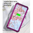 Samsung Galaxy S21 6.2 inches Case,Layers Heavy Duty Shockproof Rugged Anti-Scratch Wireless Charging Support Anti-slip Bumper Silicone TPU Cover
