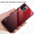 iPhone 11 6.1 inches 2019 Release Case , Lightweight TPU Bumper Glossy Back Colorful Glass [Without Screen Protector] Protective Cover
