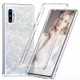 Samsung Galaxy Note10 Plus Case with Built-in Screen Protector, Full Body 360°Protective Shockproof Dual Layer Anti-Scratch Soft TPU Cover
