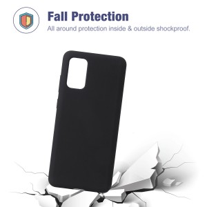 Liquid Silicone Gel Cover with Full Body Protection Anti-Scratch Shockproof Cover, For Samsung S20