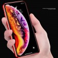 iPhone Xs Max 6.5 inch Case,Anti-Peeping Clear Double Sided Tempered Glass[Built-in Privacy Screen Protector][Magnet Absorption Metal Frame] Anti-spy Case