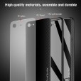 iPhone7 & iPhone8 & iPhoneSE 2020 Case,TPU+Tempered Glass Back Cover Shock-absoption Anti-scratch Wireless Charging Support Back Cover