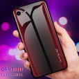 iPhone7 Plus & iPhone8 Plus Case,TPU+Tempered Glass Back Cover Shock-absoption Anti-scratch Wireless Charging Support Back Cover