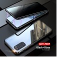 Samsung Galaxy A51 4G Case,Privacy Anti-Spy Built-in Screen Protector Magnetic Adsorption Metal Double Sided Tempered Glass Full Body Protective