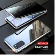 Samsung Galaxy A71 5G Case,Privacy Anti-Spy Built-in Screen Protector Magnetic Adsorption Metal Double Sided Tempered Glass Full Body Protective