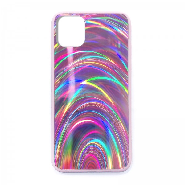Samsung Galaxy A51 4G 6.5 inches Case,Slim Psychedelic Holographic Gradient Iridescent Sparkle Shiny Soft TPU Bumper Hard Back Protective Cover