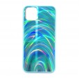 Samsung Galaxy A71 4G 6.7 inches Case, Slim Psychedelic Holographic Gradient Iridescent Sparkle Shiny Soft TPU Bumper Hard Back Protective Cover