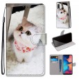 Samsung Galaxy A20 & Samsung A30 Case , Lightweight Pattern PU Leather Magnetic Flip Stand Wristlet with Card Slots Stand Holder Cover