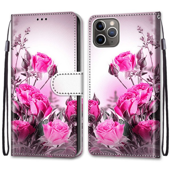 iPhone11 Pro 5.8 Inches 2019 ,Lightweight Pattern PU Leather Magnetic Flip Stand Wristlet with Card Slots Stand Holder Cover