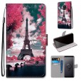 Samsung Galaxy S10 Plus Case, Lightweight Pattern PU Leather Magnetic Flip Stand Wristlet with Card Slots Stand Holder Cover