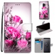 Samsung Galaxy S8 Case, Lightweight Pattern PU Leather Magnetic Flip Stand Wristlet with Card Slots Stand Holder Cover