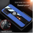 Samsung Galaxy Note20 4G &5G 6.7 inches Case, Car Magnetic Slim Ring Holder Rubber Bumper Kickstand Shockproof Back Cover (without Screen Protector)