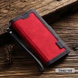 Samsung Galaxy A10S Case,Retro PU Leather Flip with Cards Slots Folding Stand Full Protection Hand Wrist Strap Cover