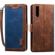 Samsung Galaxy A11 Case,Retro PU Leather Flip with Cards Slots Folding Stand Full Protection Hand Wrist Strap Cover