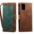 Samsung Galaxy A51 4G 6.5 inches Case,Retro PU Leather Flip with Cards Slots Folding Stand Full Protection Hand Wrist Strap Cover