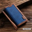 iPhone12 Pro (6.1 inches)&iPhone 12 (6.1 inches)2020 Release Case,Retro PU Leather Flip with Cards Slots Folding Stand Full Protection Hand Wrist Strap Cover