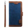 Samsung Galaxy S21 Plus 6.7 inches Case,Retro PU Leather Flip with Cards Slots Folding Stand Full Protection Hand Wrist Strap Cover