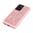 For LG Stylo 6 2020 Released Bling Glitter 2 in 1 Design Case Shockproof Rubber Hard PC Protector Cover (Without Screen Protector Film) ,Rosegold