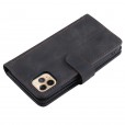 Leather Flip Zipper Purse Wallet Case Cover Built-in 9 Card Slots 