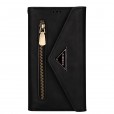 Samsung Galaxy A21 Case,Retro Magnetic Leather Crossbag Card Holder Wallet Zipper Pocket Flip Kickstand with Wrist Strap / Shoulder Strap Phone Cover