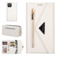 iPhone 6 Plus & iPhone 6S Plus (5.5 inches )Case,Retro Magnetic Leather Crossbag Card Holder Wallet Zipper Pocket Flip Kickstand with Wrist Strap / Shoulder Strap Phone Cover