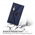 iPhone 12 Mini  (5.4 inches) 2020 Release Case,Retro Magnetic Leather Crossbag Card Holder Wallet Zipper Pocket Flip Kickstand with Wrist Strap / Shoulder Strap Phone Cover