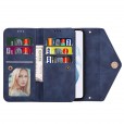 Samsung Galaxy S21 Plus 6.7 inches Case,Retro Magnetic Leather Crossbag Card Holder Wallet Zipper Pocket Flip Kickstand with Wrist Strap / Shoulder Strap Phone Cover