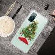 Samsung Galaxy A21S Case,Merry Christmas Pattern Case Silcione Clear Protective Shockproof Cover