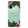 Samsung Galaxy A51 5G 6.5 inches Case,Merry Christmas Pattern Case Silcione Clear Protective Shockproof Cover