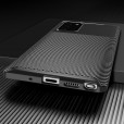 Samsung Galaxy Note20 (6.7 inch) Case ,Shockproof Rubber Soft Slim TPU Carbon Fiber Patterned Protector Back Case Cover
