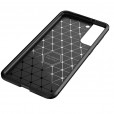 Samsung Galaxy S21 6.2 inches Case ,Shockproof Rubber Soft Slim TPU Carbon Fiber Patterned Protector Back Case Cover