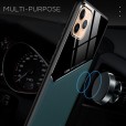 iPhone 11 Pro Max (6.5 inches)2019 Case,Shockproof Rubber Hybrid Leather Slim Back Protective Cover