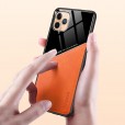 Leather Slim Rubber Back Phone Case Cover