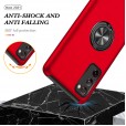 For Samsung Galaxy A02s Ring Case Magnet Cover