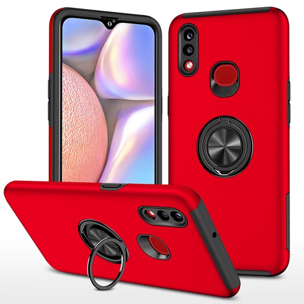 For Samsung Galaxy A30 Ring Case Stand Shockproof Magnet Cover