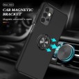 For A52 5G Magnetic Ring Stand PC+TPU Case Cover
